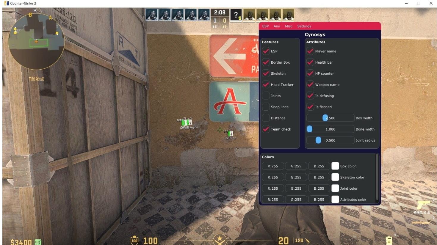 CS2_Cynosys多功能v12.20免费版助手下载 图1