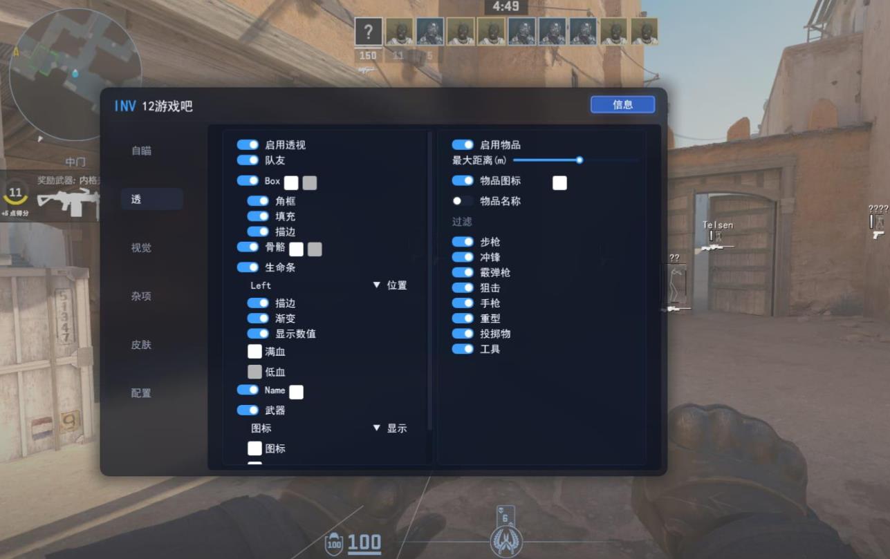 CS2_invincible多工能换肤免费助手_[中文版] 图1